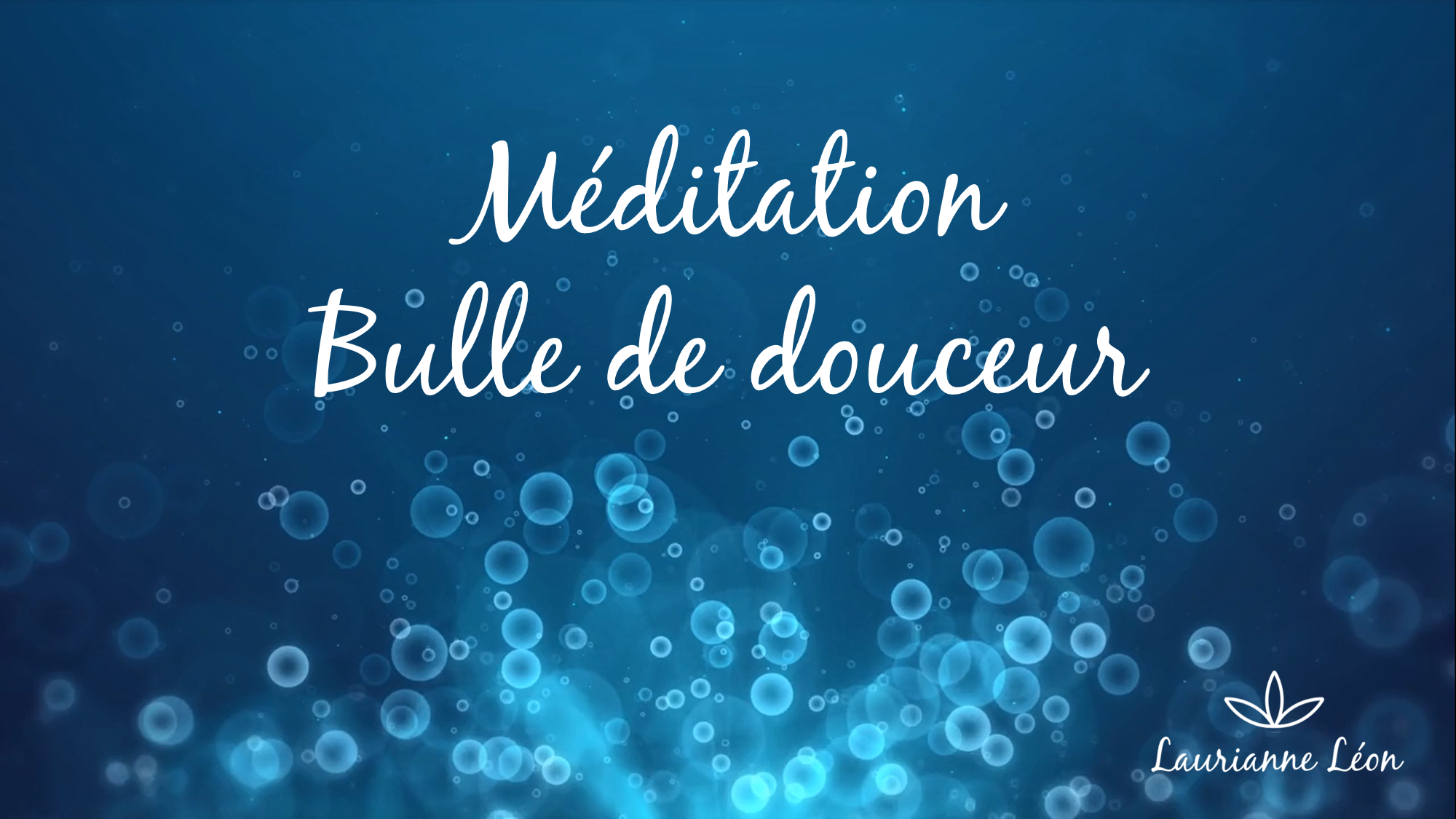 Couverture Méditation Bulle de douceur